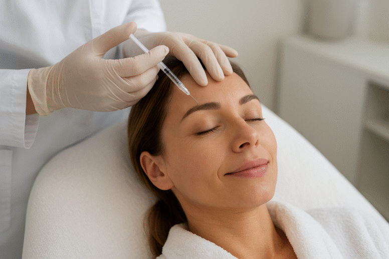 Botox Injection Forehead Treatment at Medical Spa